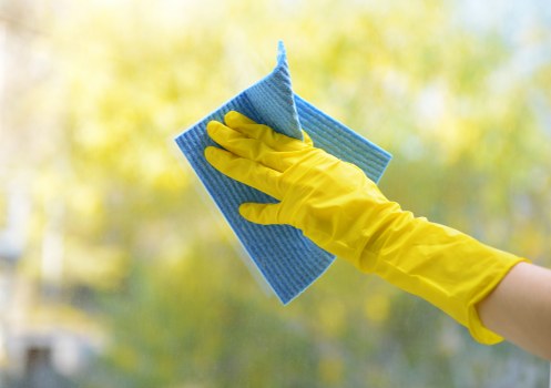 Customer complaint review process for a cleaning service