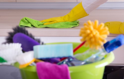 Local office cleaning team maintaining Crystal Palace workplace hygiene