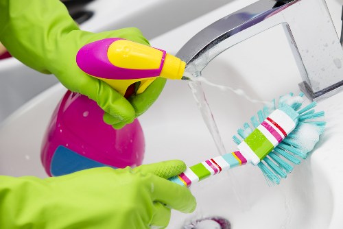 Thorough cleaning of a refurbished property interior after building work