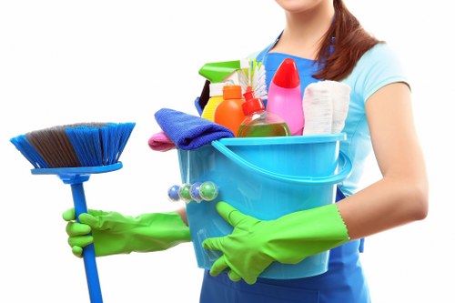 Experienced cleaner maintaining a tidy and fresh property