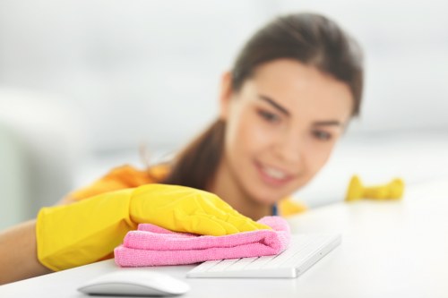 Professional oven cleaner in Crystalpalace deep cleaning a kitchen oven