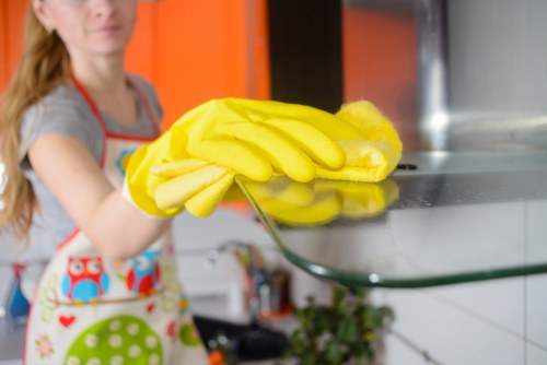 Accessibility review of Crystal Palace cleaning service content on a tablet
